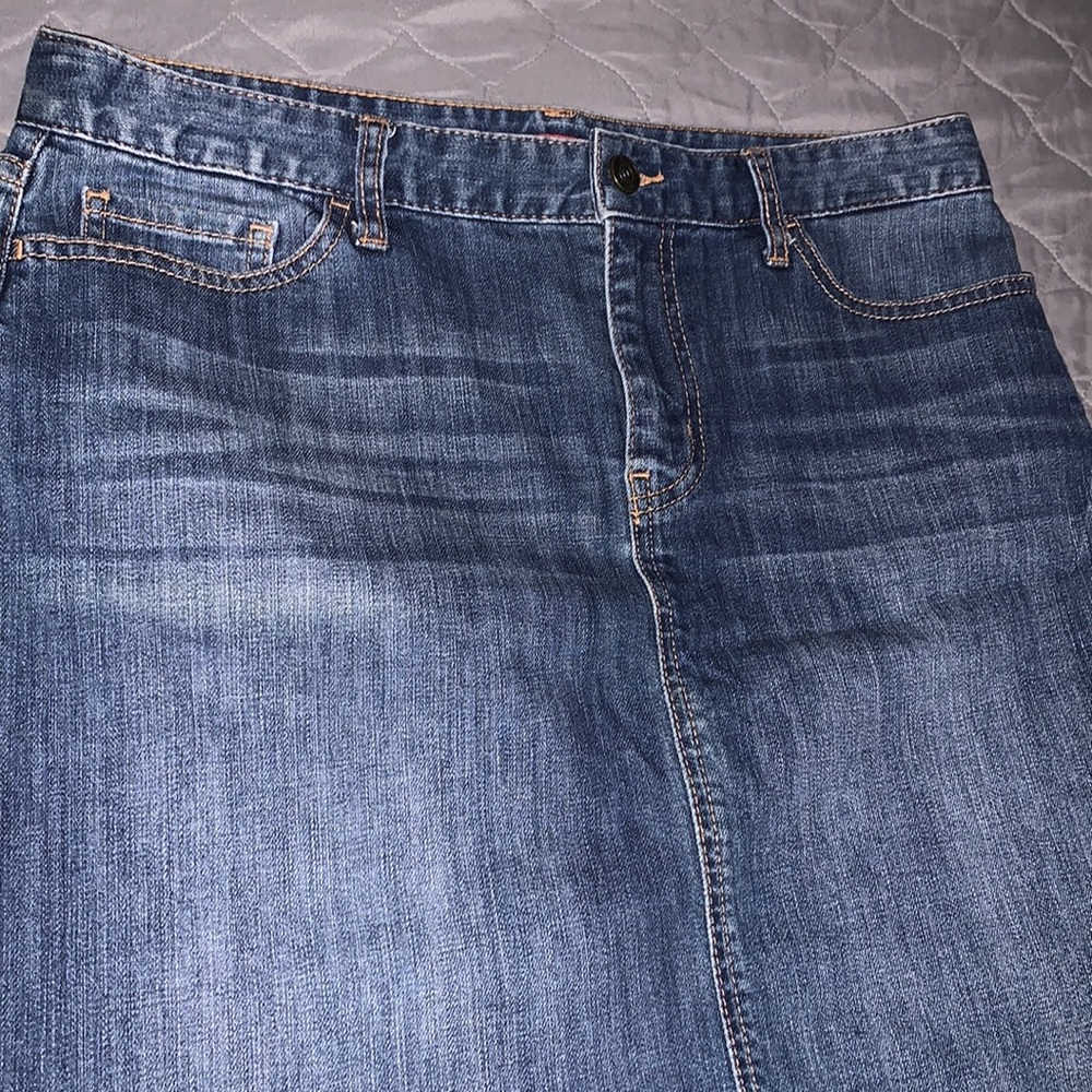 Tommy Hilfiger Stretch Denim Jean Skirt size 8 - Picture 2 of 10